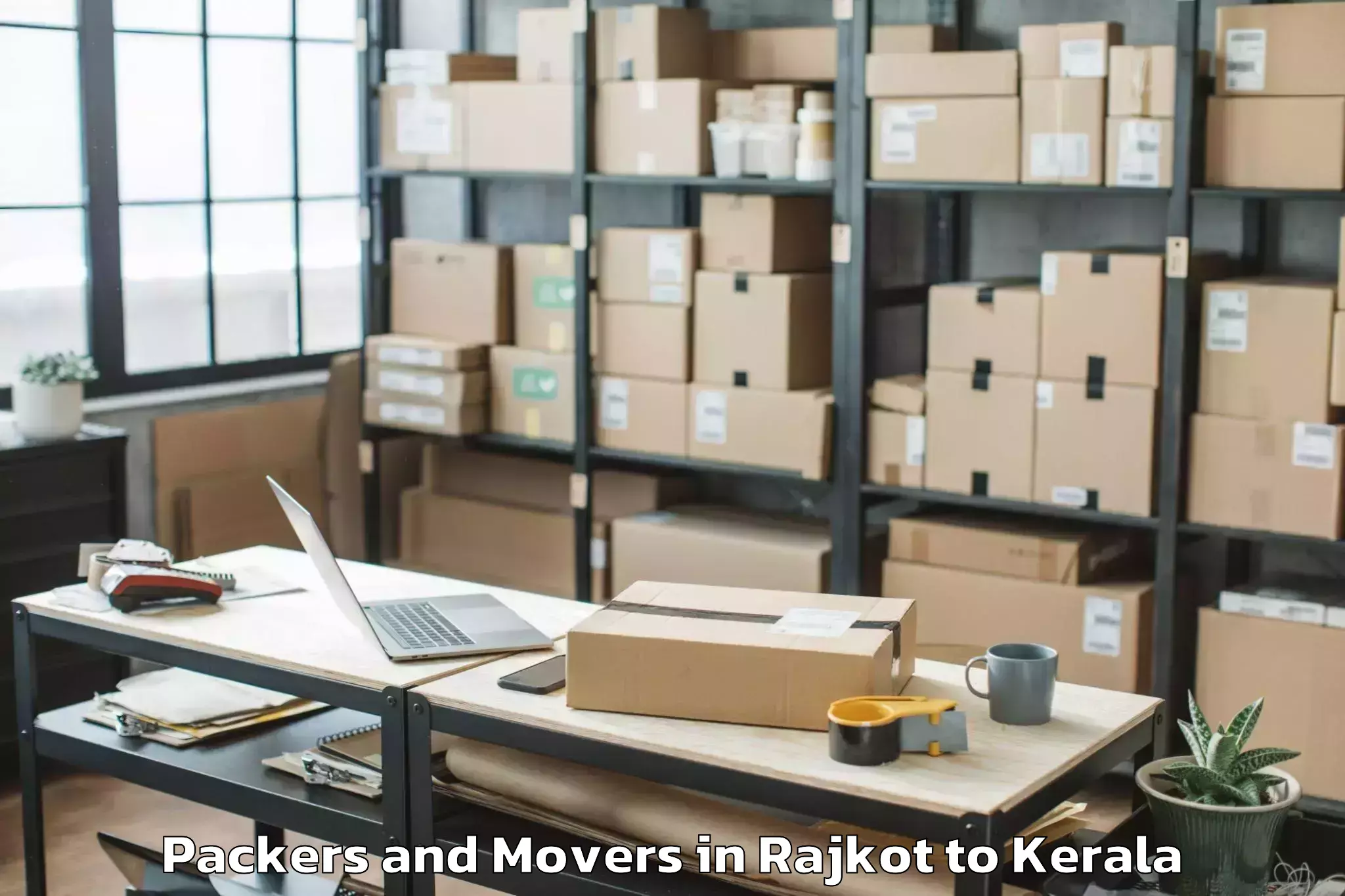 Trusted Rajkot to Selex Mall Thrissur Packers And Movers